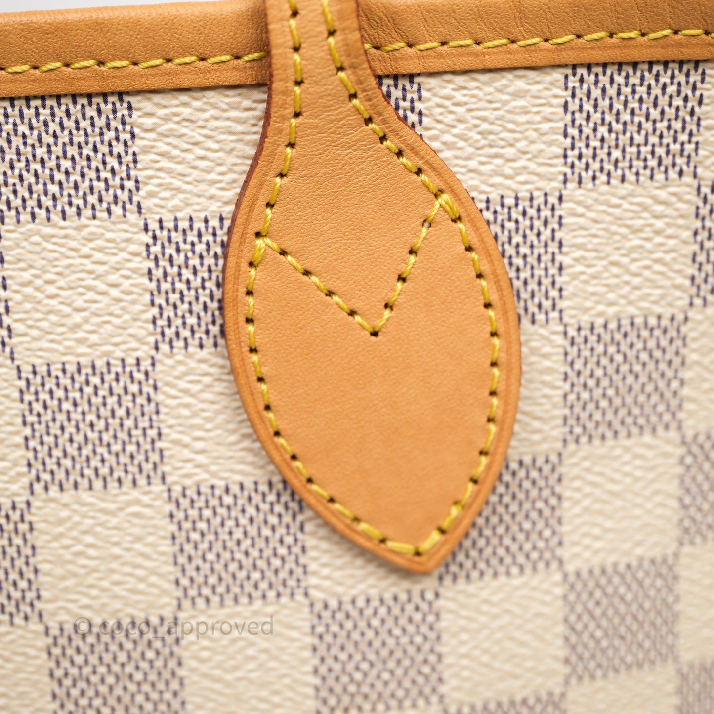 Louis Vuitton Neverfull MM Damier Azur Canvas Tote Bag