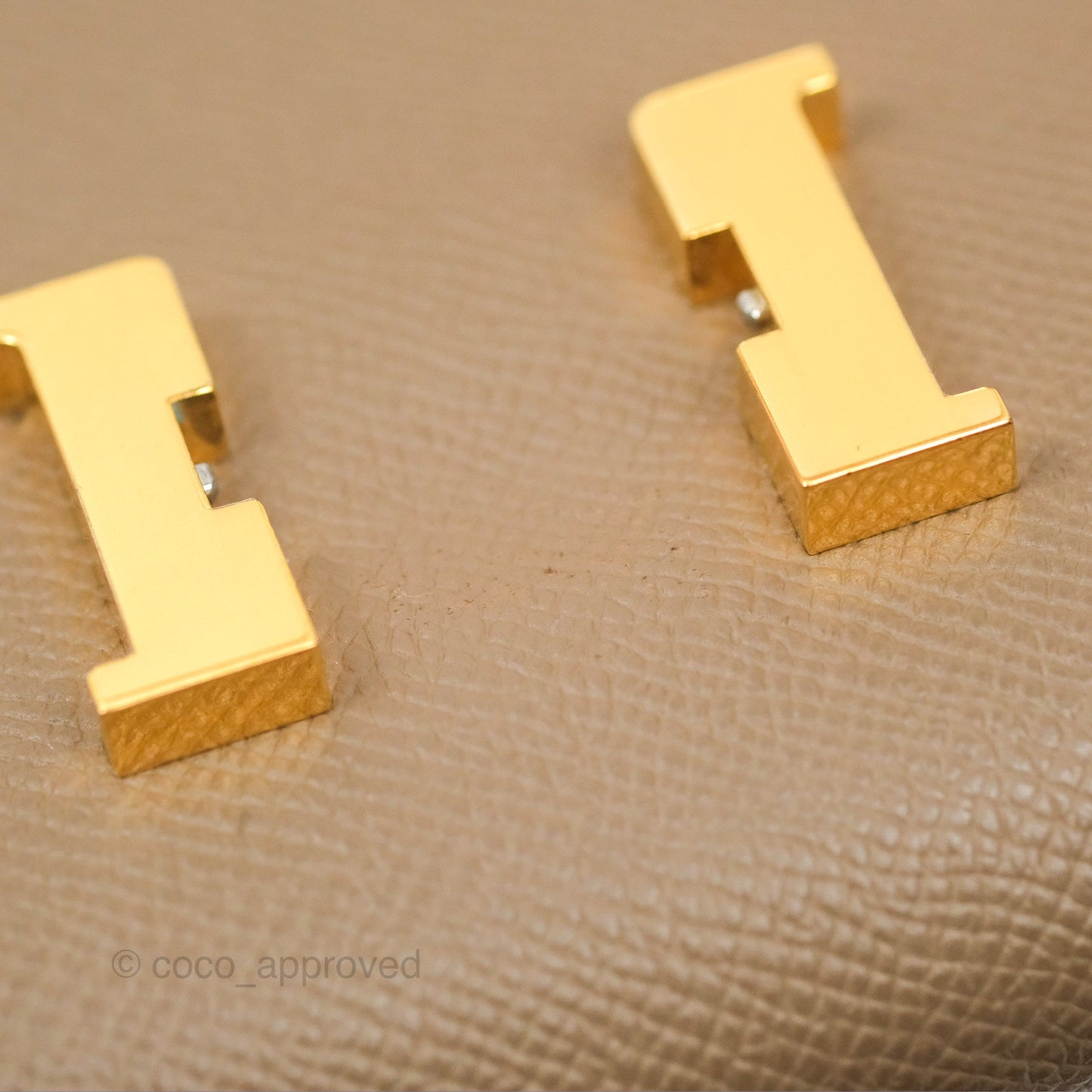Hermès Constance To Go Wallet Etoupe Epsom Gold Hardware