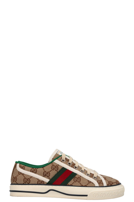 Luxury Gucci Trending 2025 GG Tennis 1977 Sneakers MNG Beige