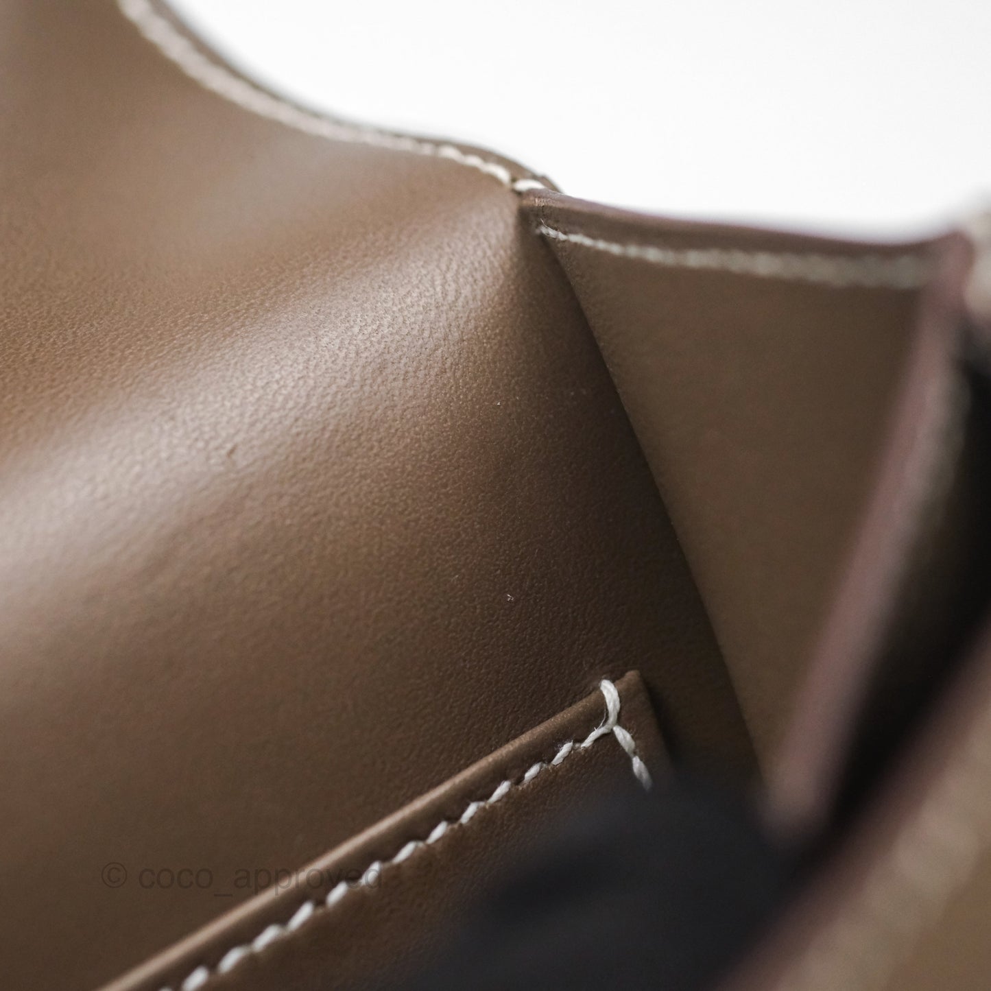 Hermès Constance Mini 18cm Mirror Etoupe 18 Epsom Rose Gold Hardware