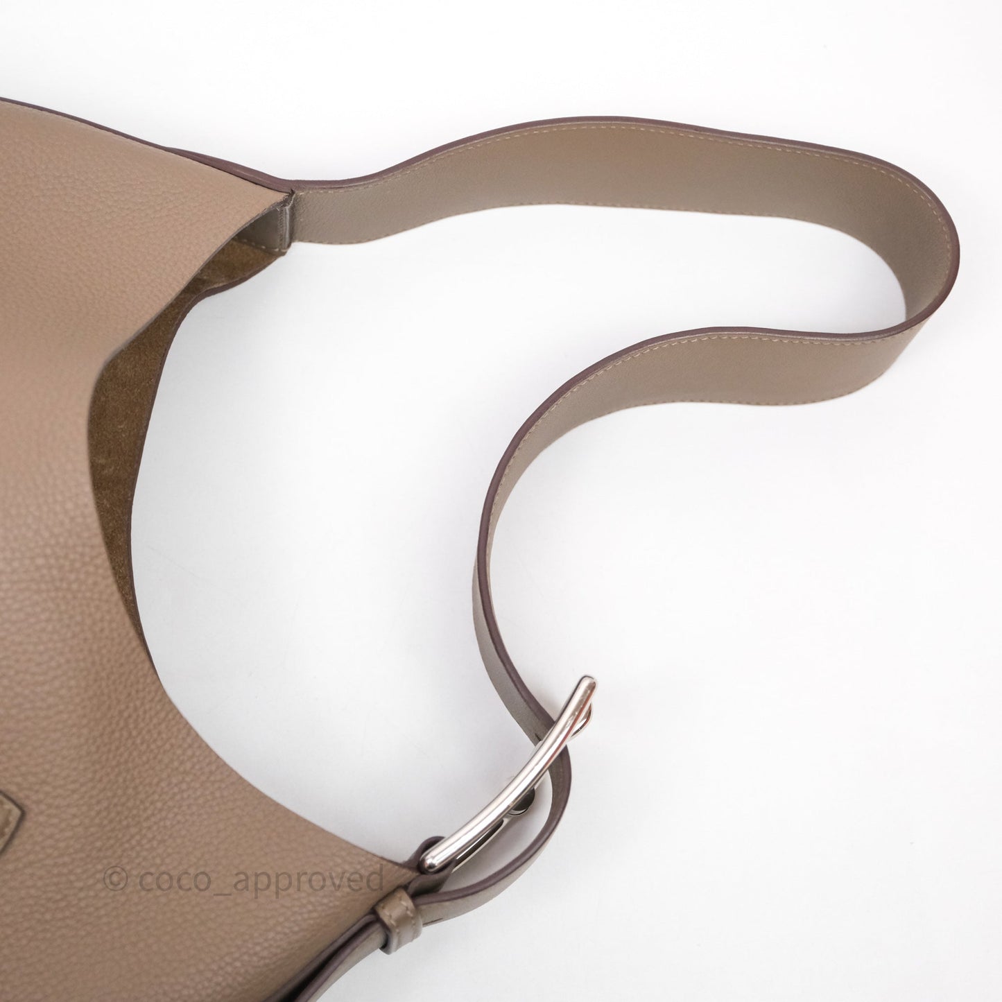 Hermes Arcon Bag Etoupe 18 Togo Palladium Hardware