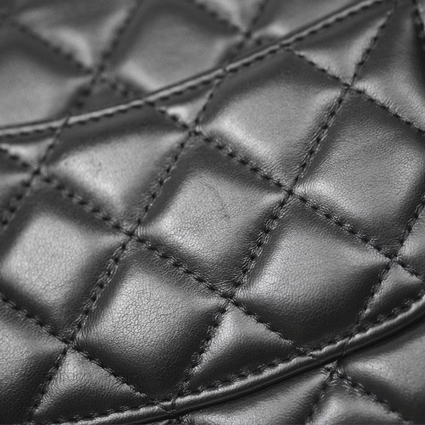 Chanel All Slide Wallet on Chain WOC Adjustable Chain Quilted Black Lambskin 22K