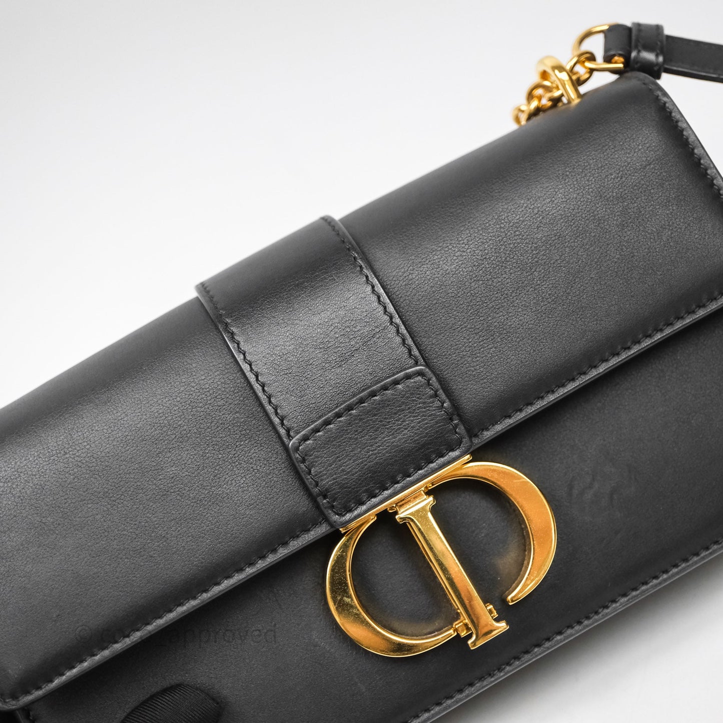 Christian Dior 30 Montaigne East-West Chain Bag Black