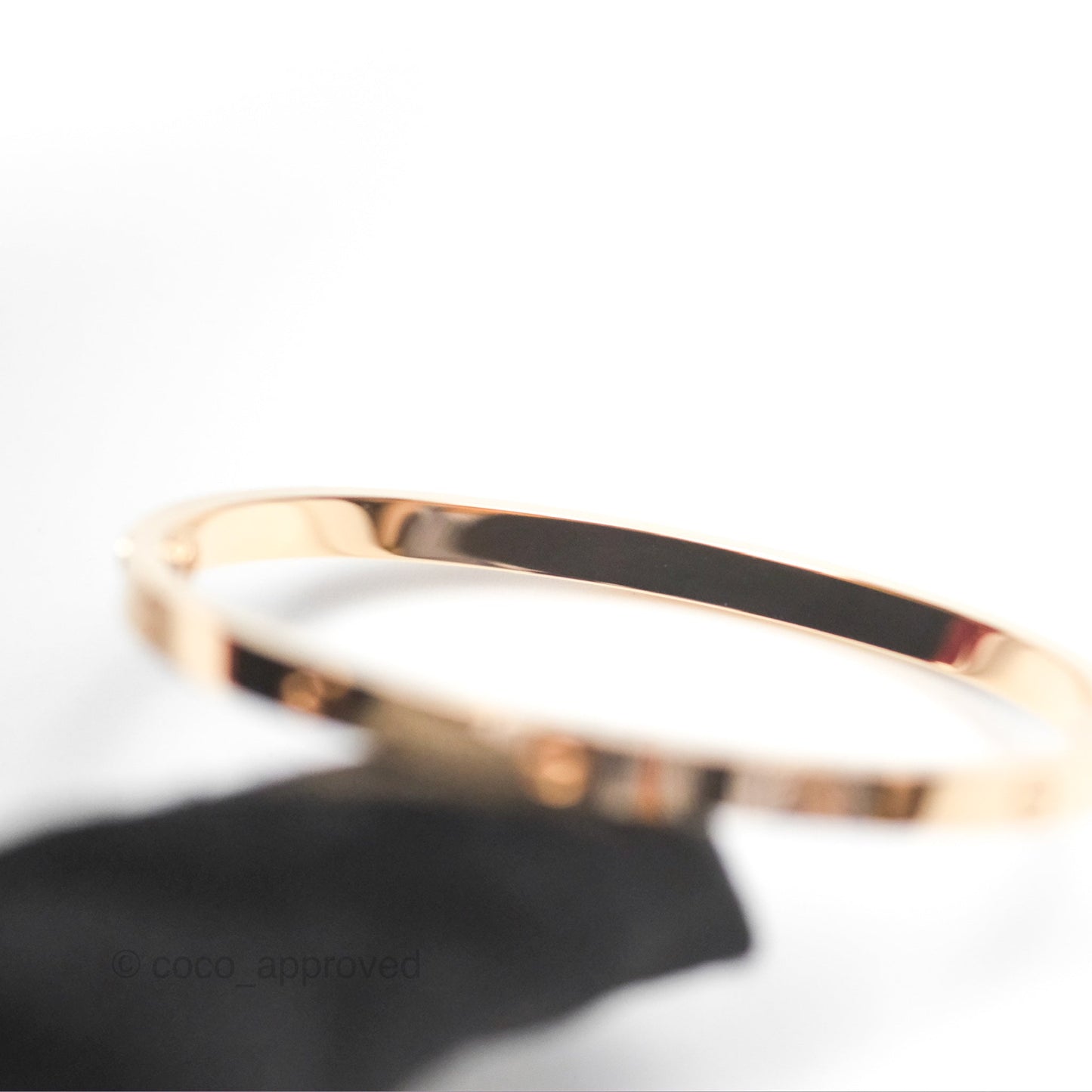Cartier Small Love Bracelet Rose Gold Size 15