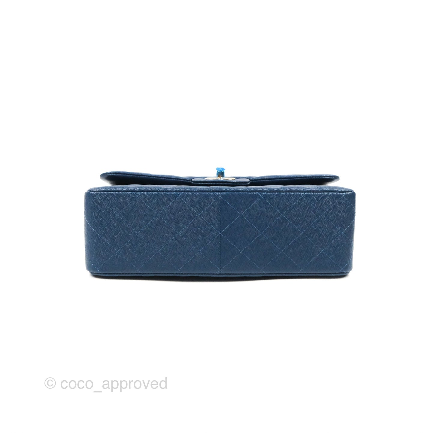 Chanel Jumbo Double Flap Dark Blue Caviar Gold Hardware⁣⁣