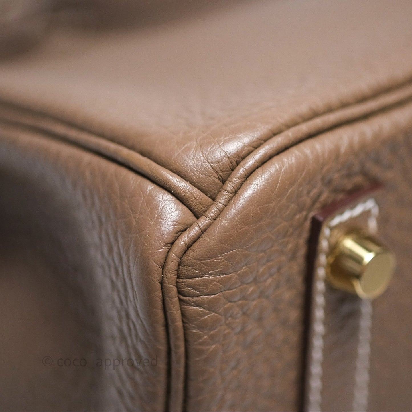 Hermès Birkin 30 Retourne Etoupe 18 Togo Gold Hardware
