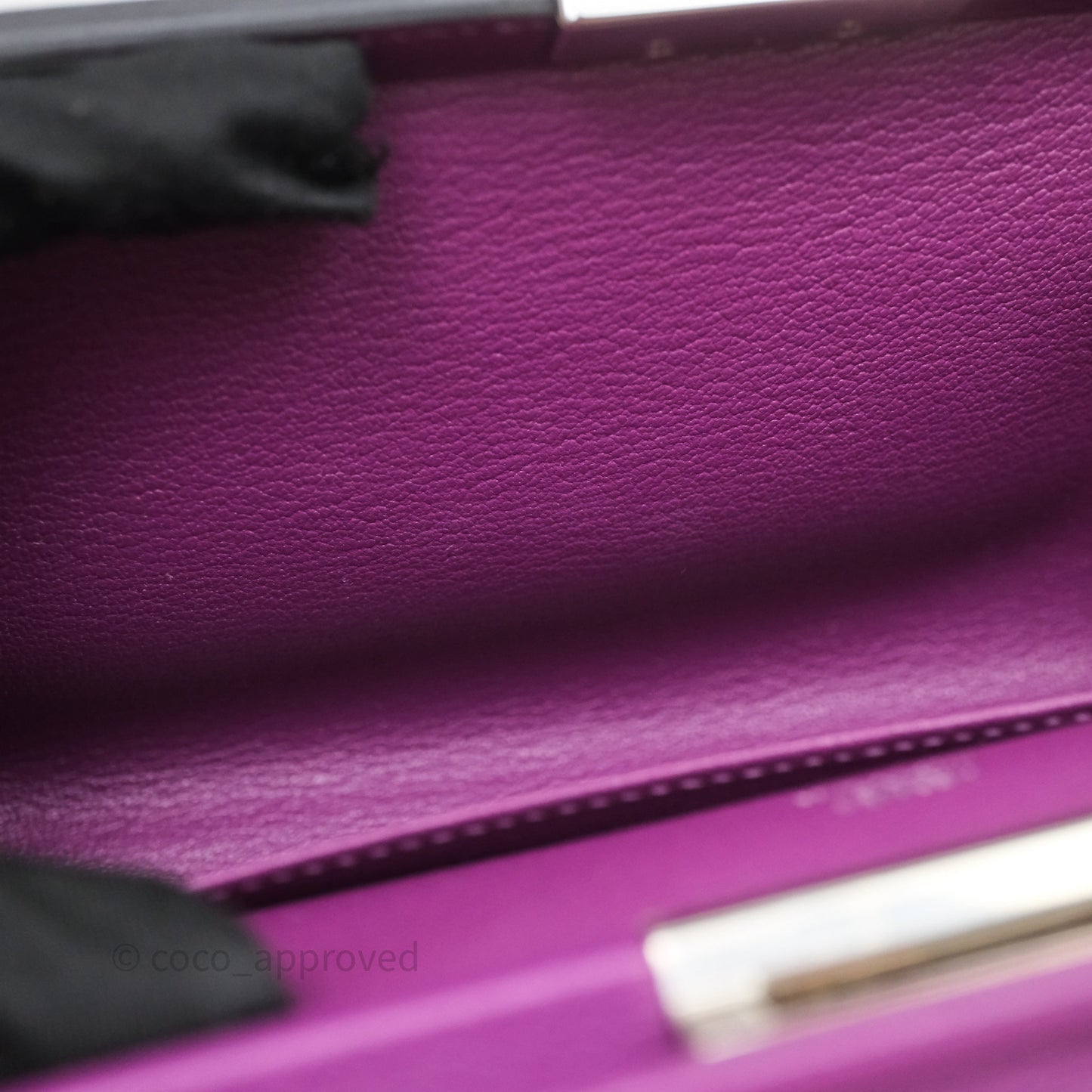 Hermes Clic H Bag Anemone P9 Veau Evercolor Palladium Hardware