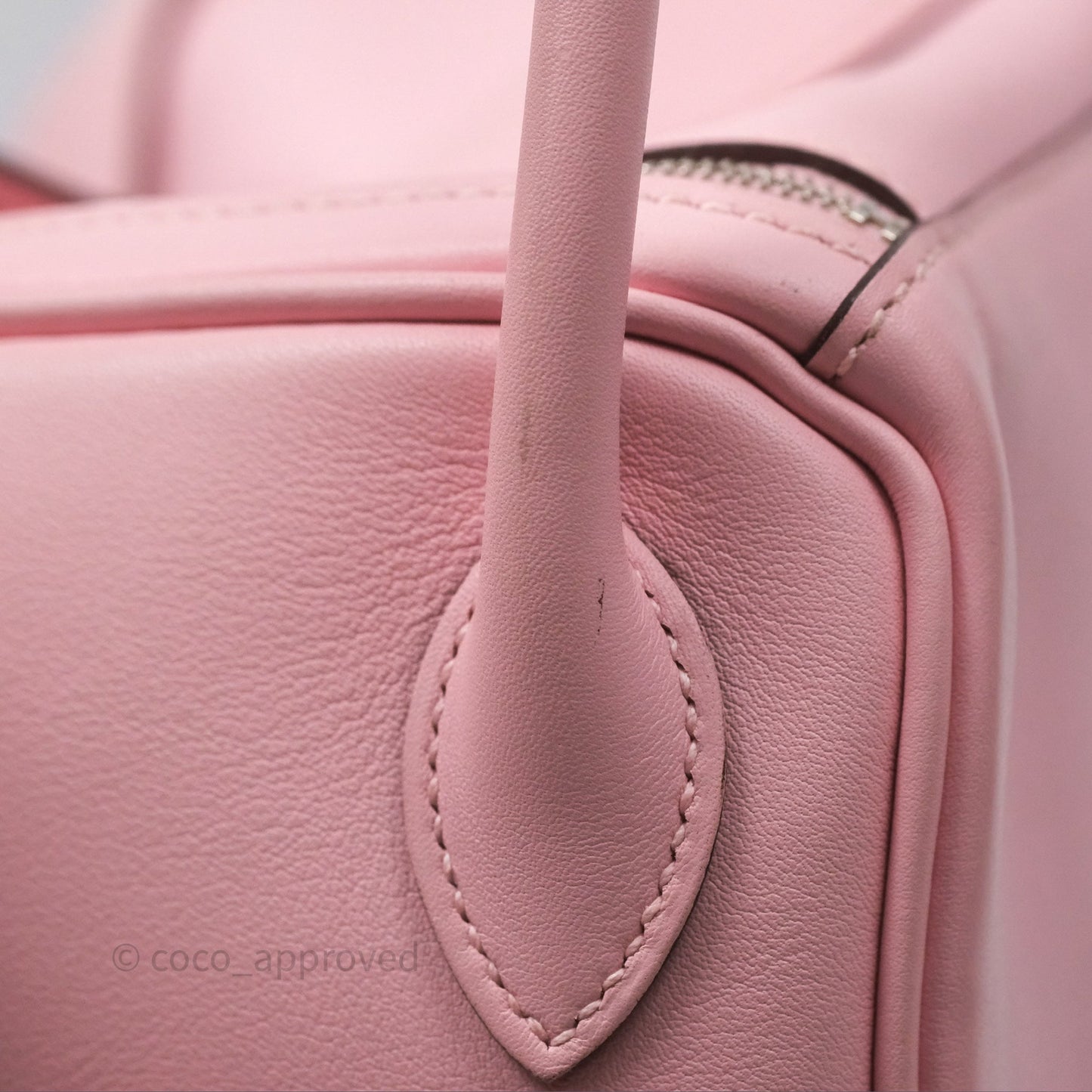 Hermes Lindy 26 Rose Sakura Pink 3Q Swift Palladium Hardware