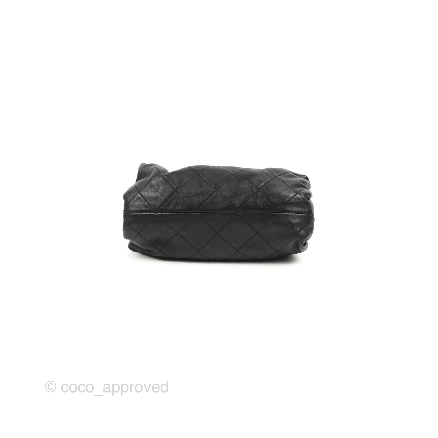 Chanel Black Clutch Bag Lambskin Gold Hardware