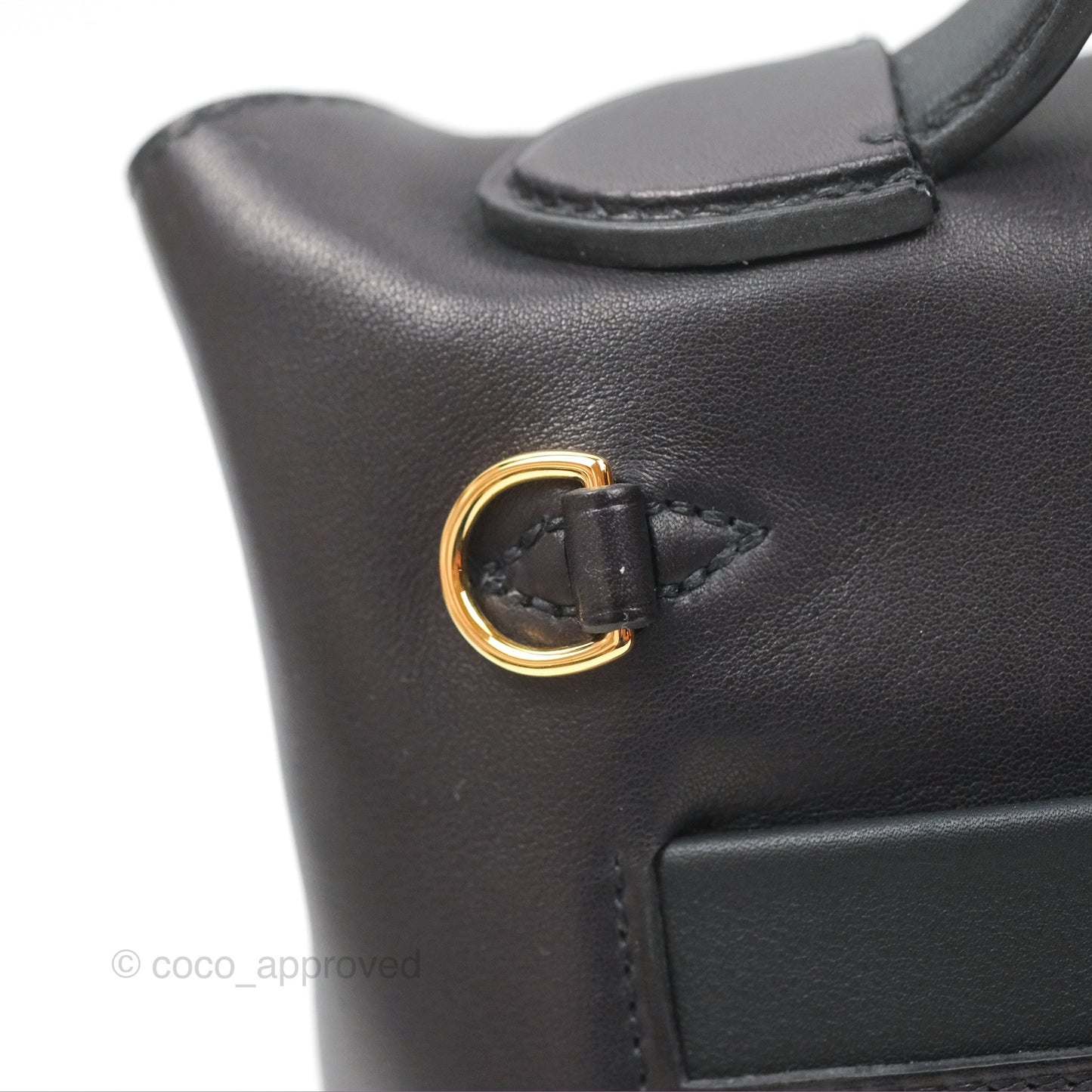 Hermès 24/24 21 Mini Black Swift Gold Hardware