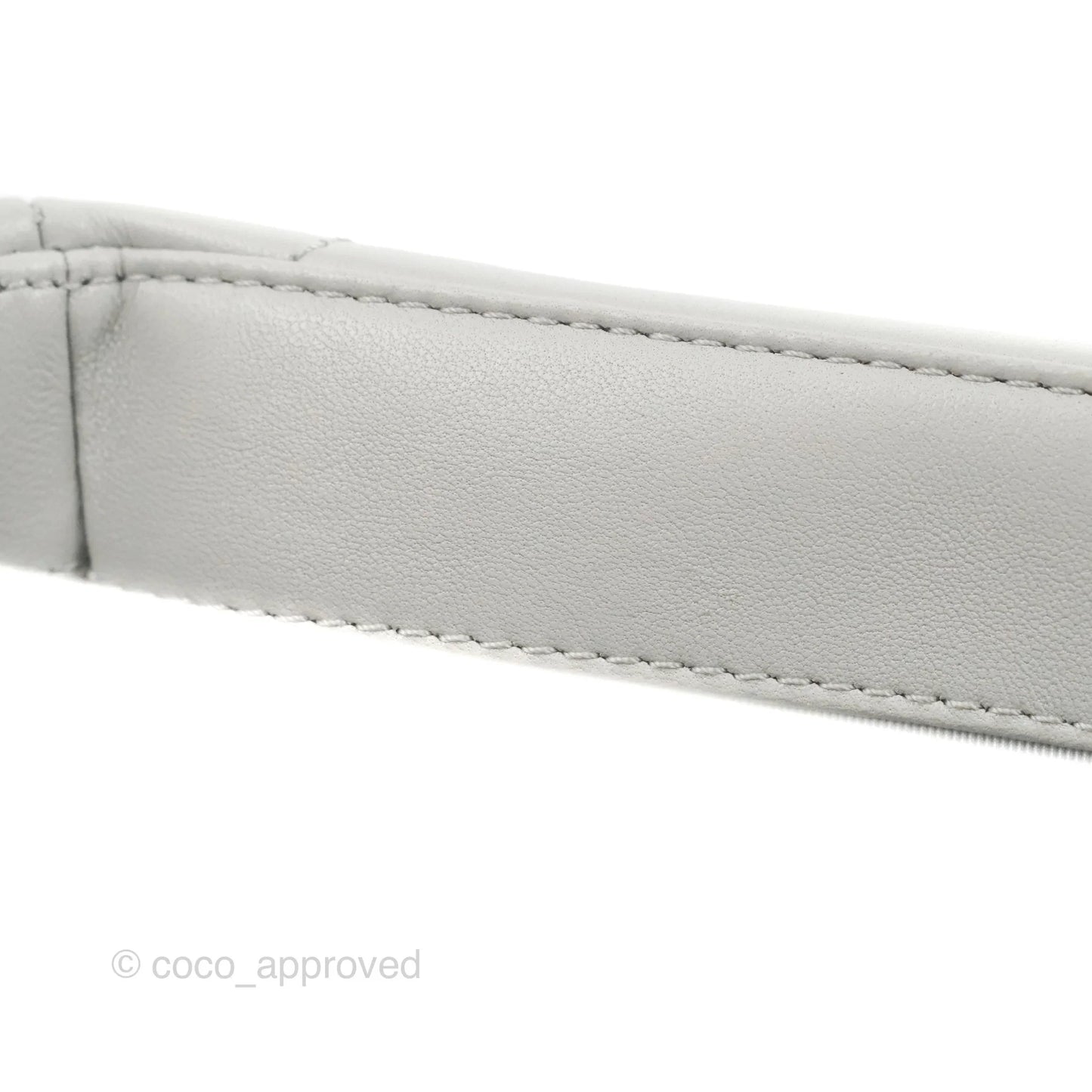 Chanel 19 Small Grey Lambskin Mixed Hardware