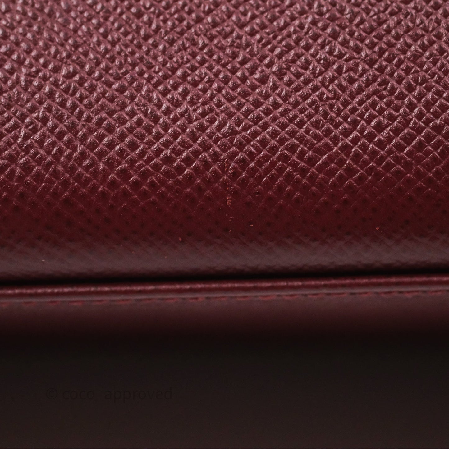 Hermès Sellier Kelly 25 Rouge H Epsom Gold Hardware