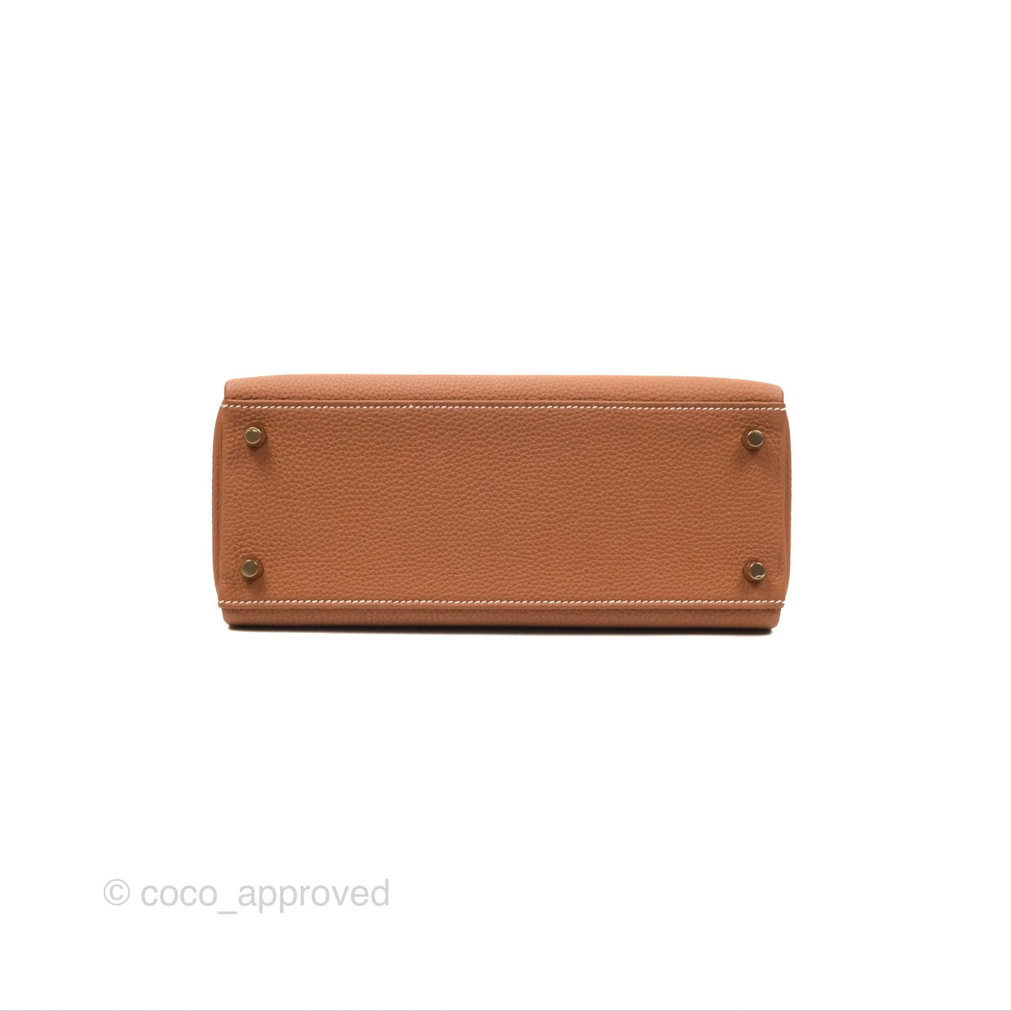 Hermès Kelly 28 Retourne Gold Togo Gold Hardware