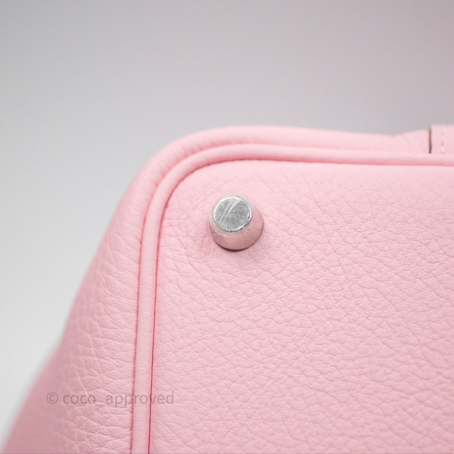 Hermès Picotin 18 Rose Sakura 3Q Clemence Palladium Hardware