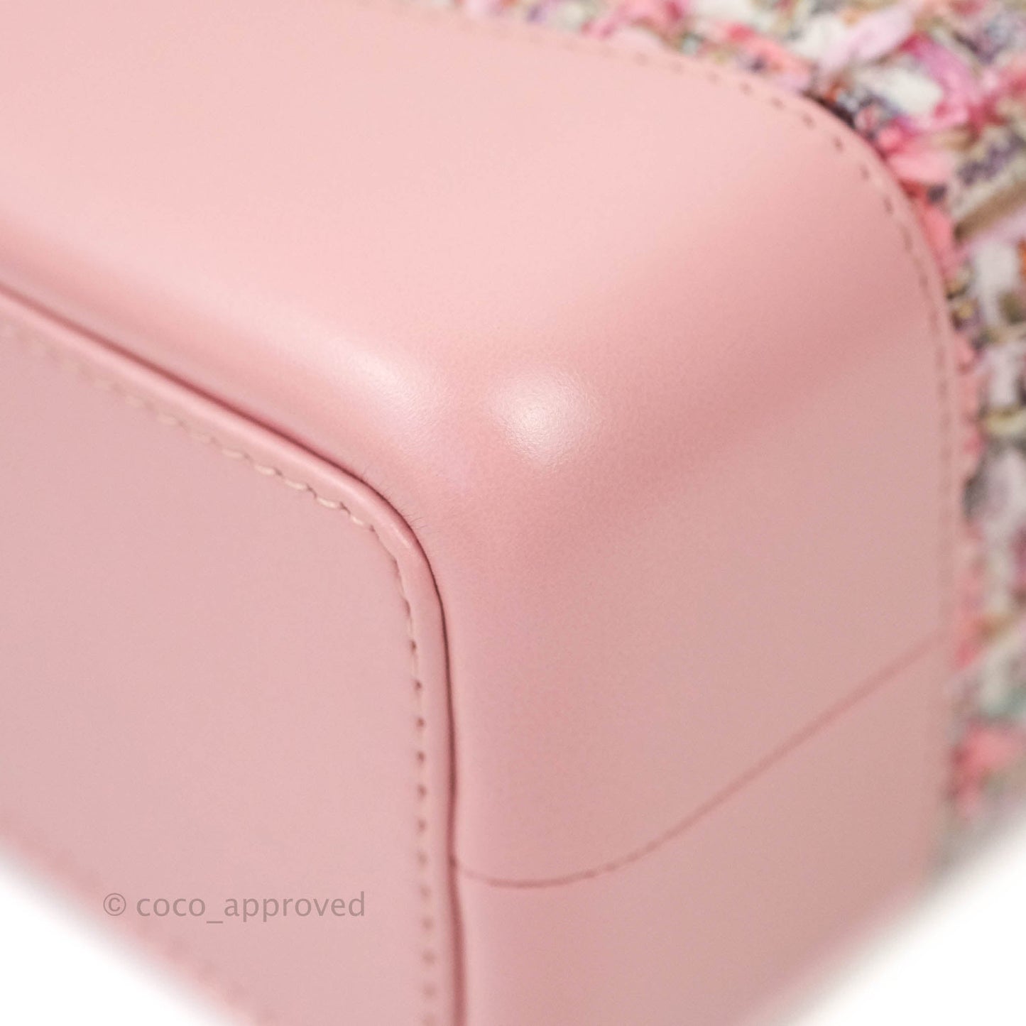 Chanel Gabrielle Small Backpack Pink Tweed Aged Calfskin