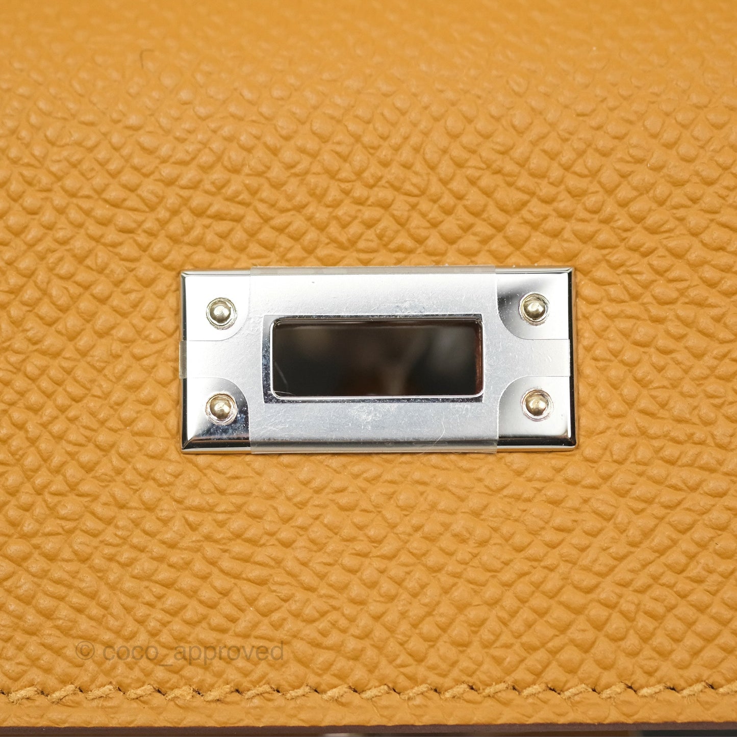 Hermès Sellier Kelly 25 Sesame 2S Epsom Palladium Hardware