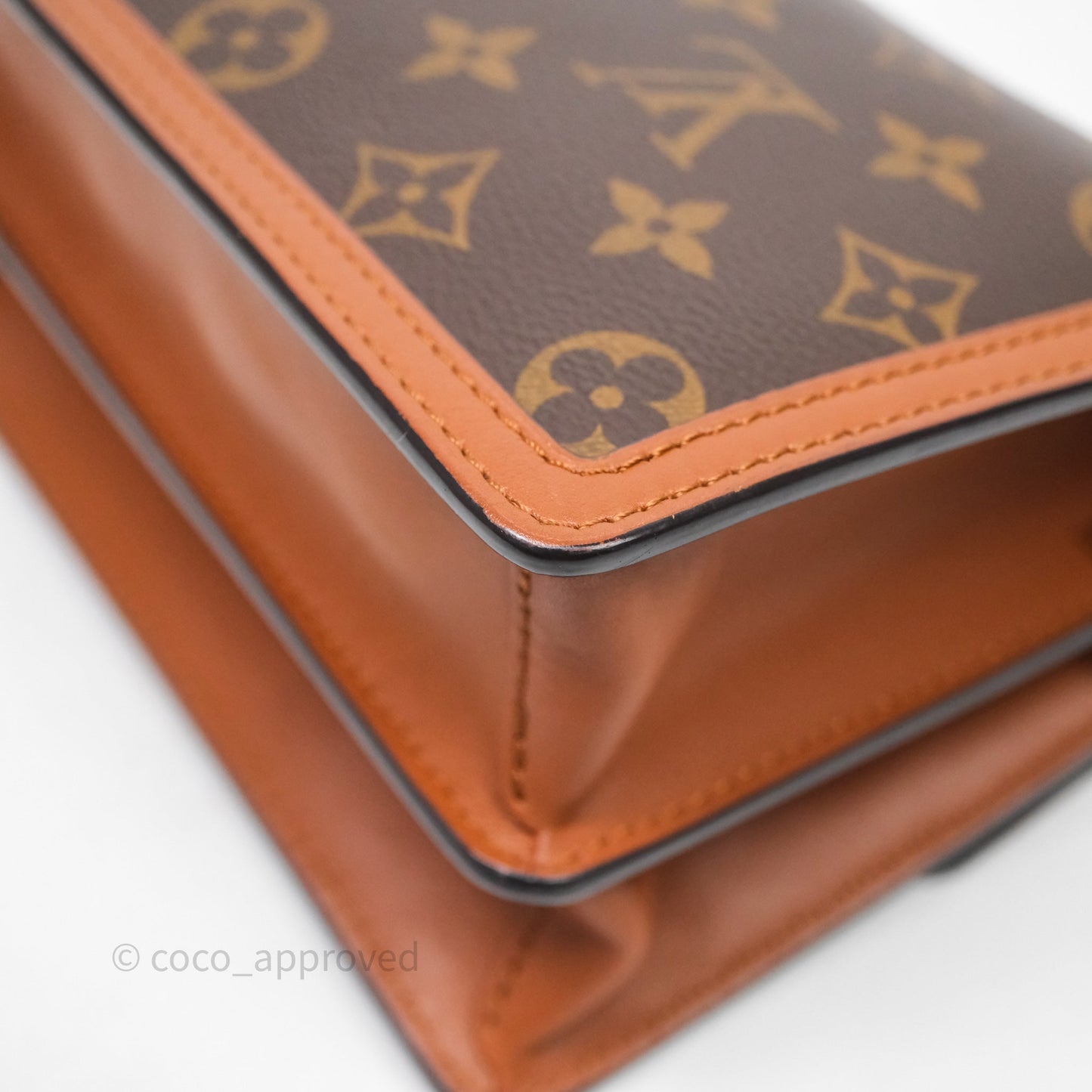 Louis Vuitton Mini Dauphine Monogram Tan Calfskin