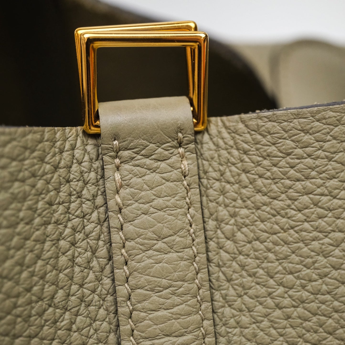 Hermès Picotin Lock 18 Q1 Sauge Clemence Gold Hardware