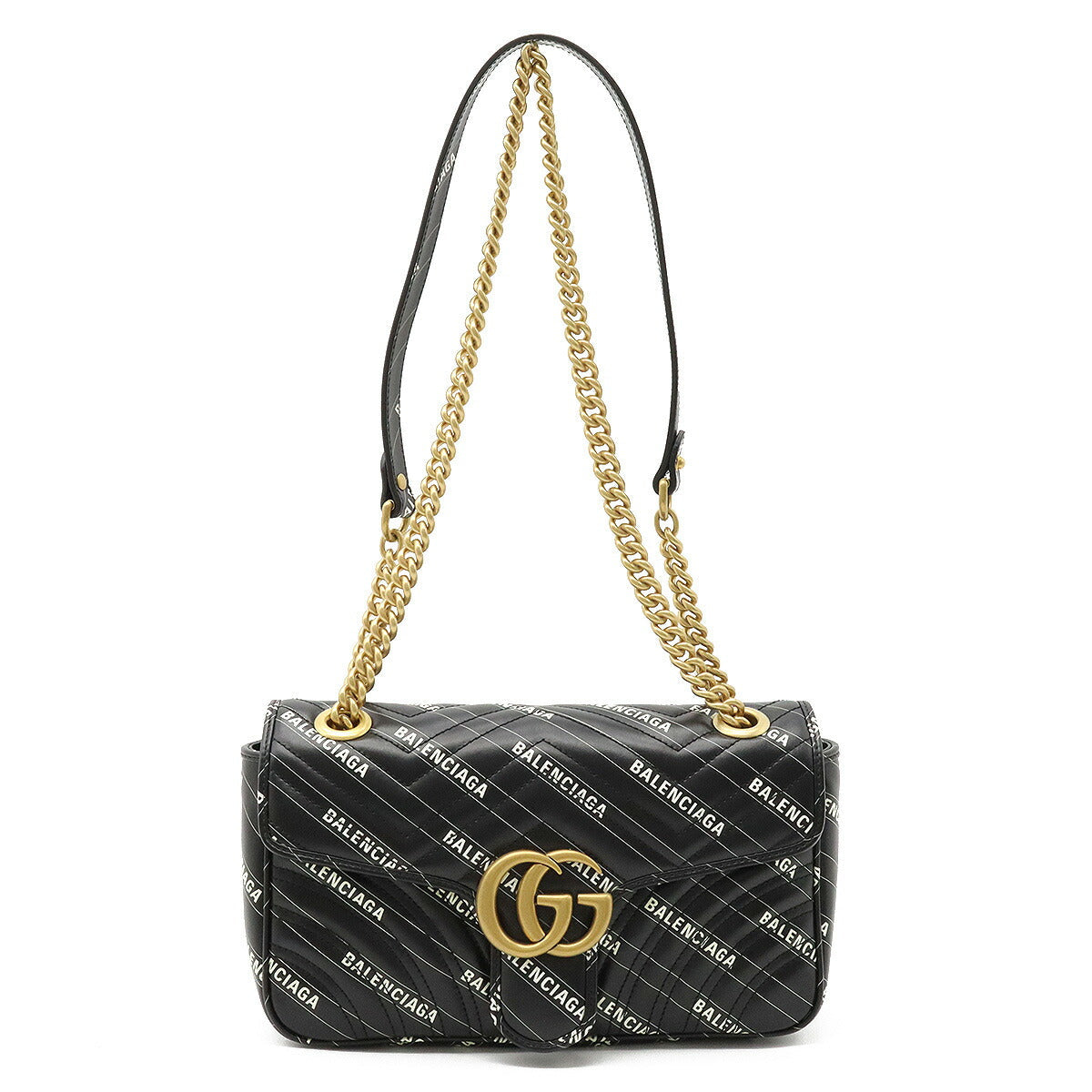 Gucci Luxury Balenciaga GG Marmont Hacker Small Shoulder Bag