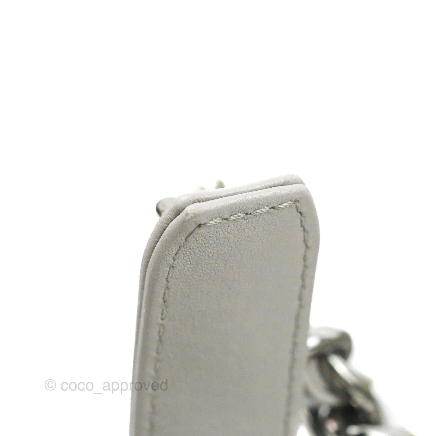 Chanel 19 Small Grey Lambskin Mixed Hardware