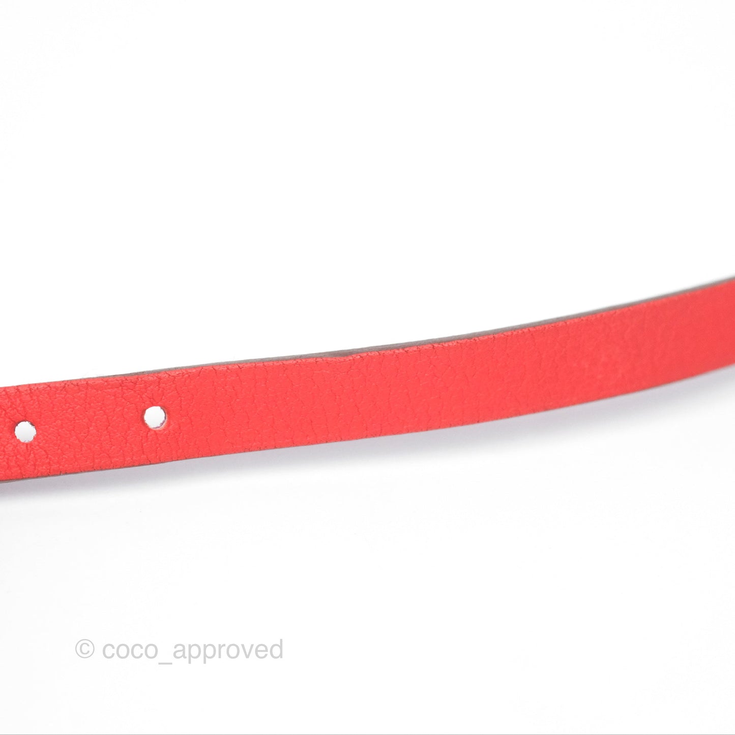 Hermès Behapi Double Tour Bracelet Capucine Anemone Palladium Hardware