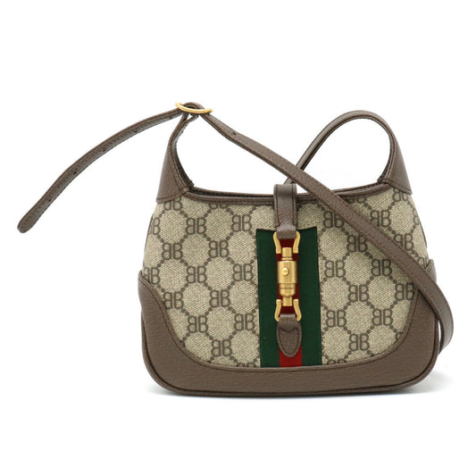 Gucci Luxury Balenciaga Jackie Shoulder Bag Beige Brown