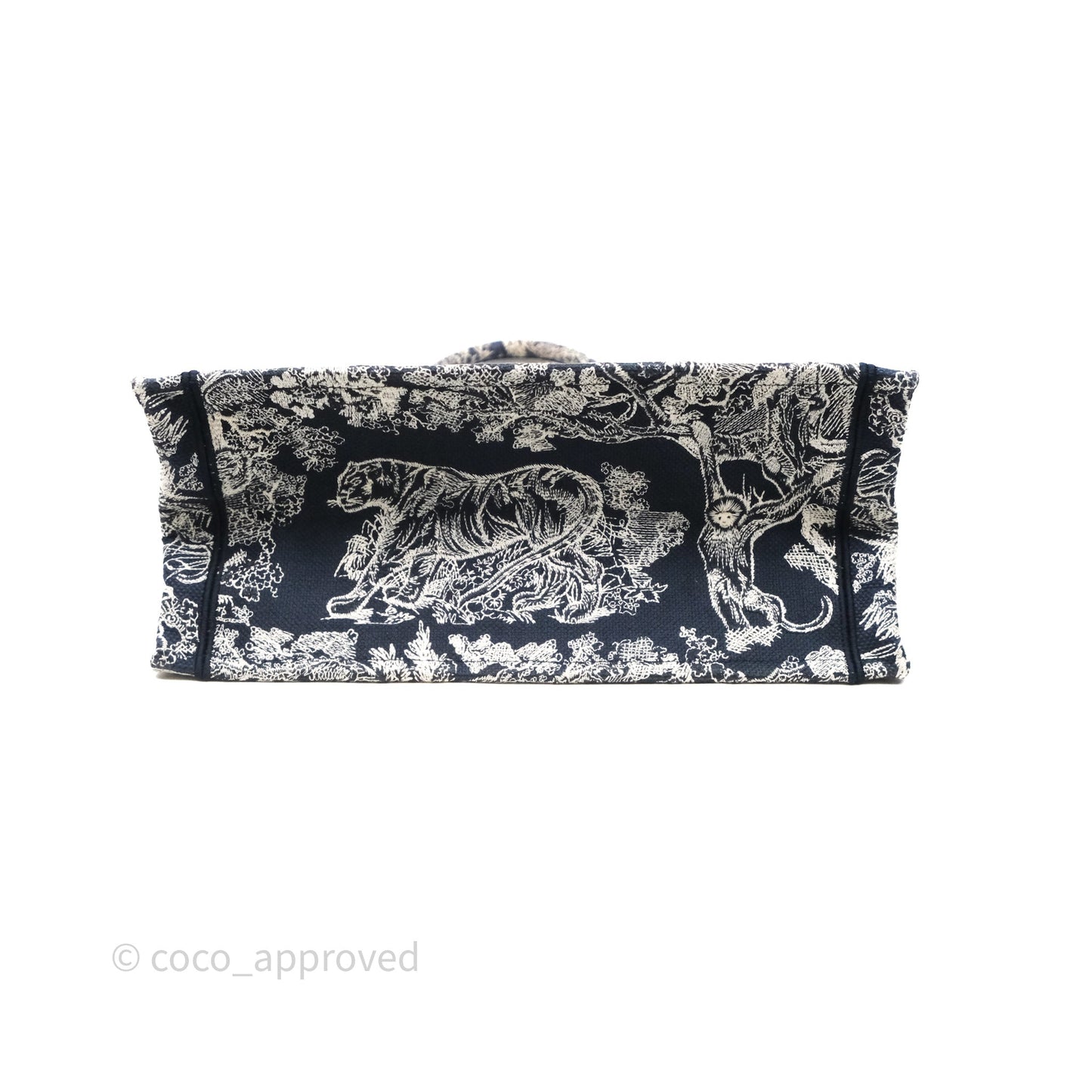 Christian Dior Toile De Jouy Medium Book Tote Canvas