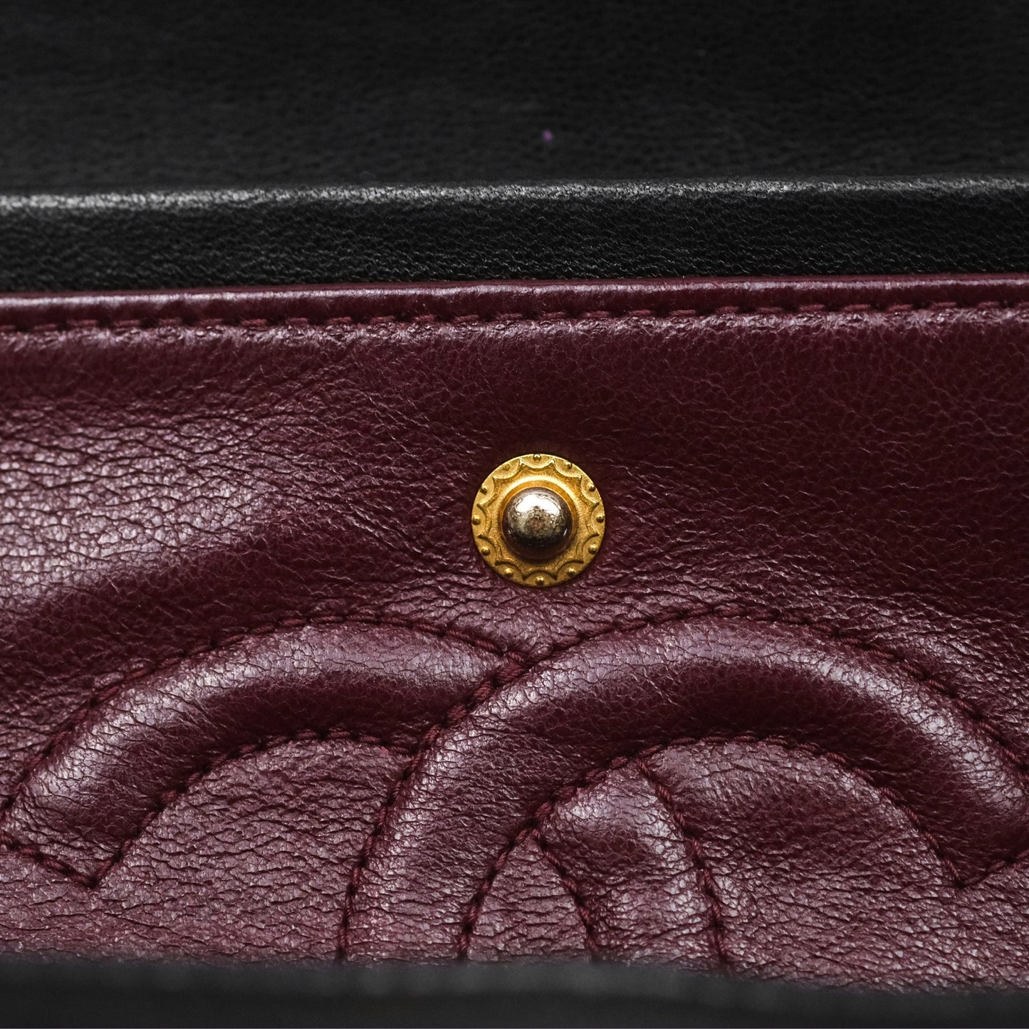 Chanel Classic Vintage Small Flap Black Lambskin 24K Gold Hardware