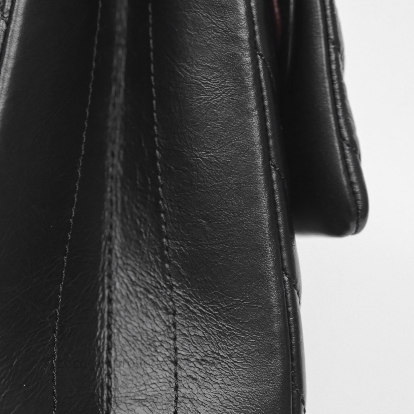 Chanel Reissue 226 Chevron Black Aged Calfskin Aged Gold Hardware
