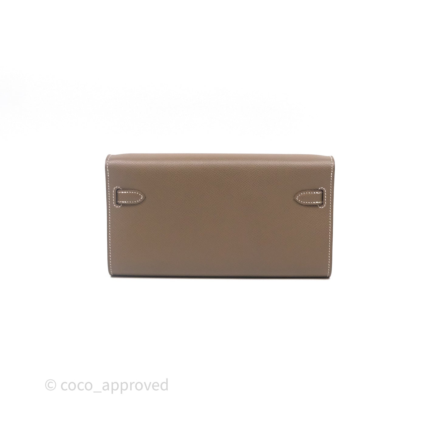 Hermès Kelly To Go Wallet Etoupe 18 Epsom Gold Hardware