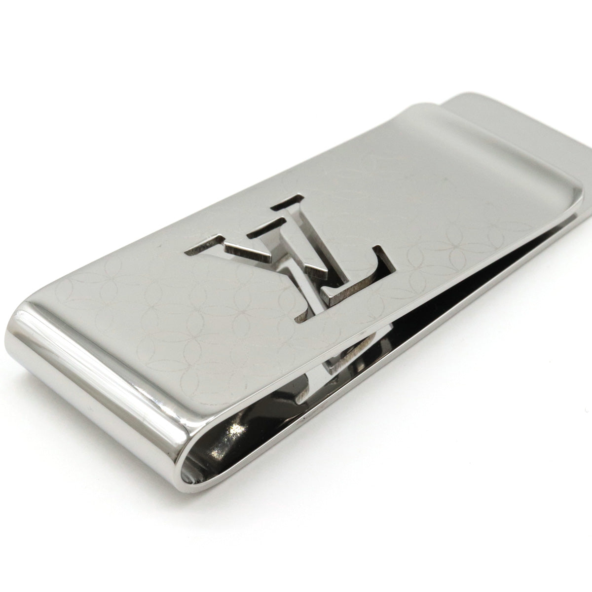 Louis Vuitton Money Clip Bill Clip Silver M65041