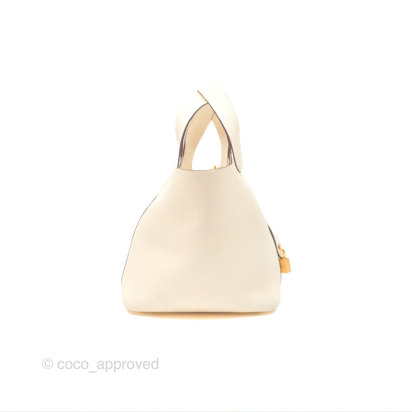 Hermès Picotin Lock 18 Nata Taurillon Clemence Gold Hardware