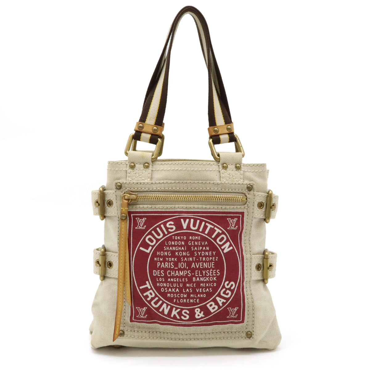 Louis Vuitton Cotton Canvas Cruise Line Tote Bag M95115