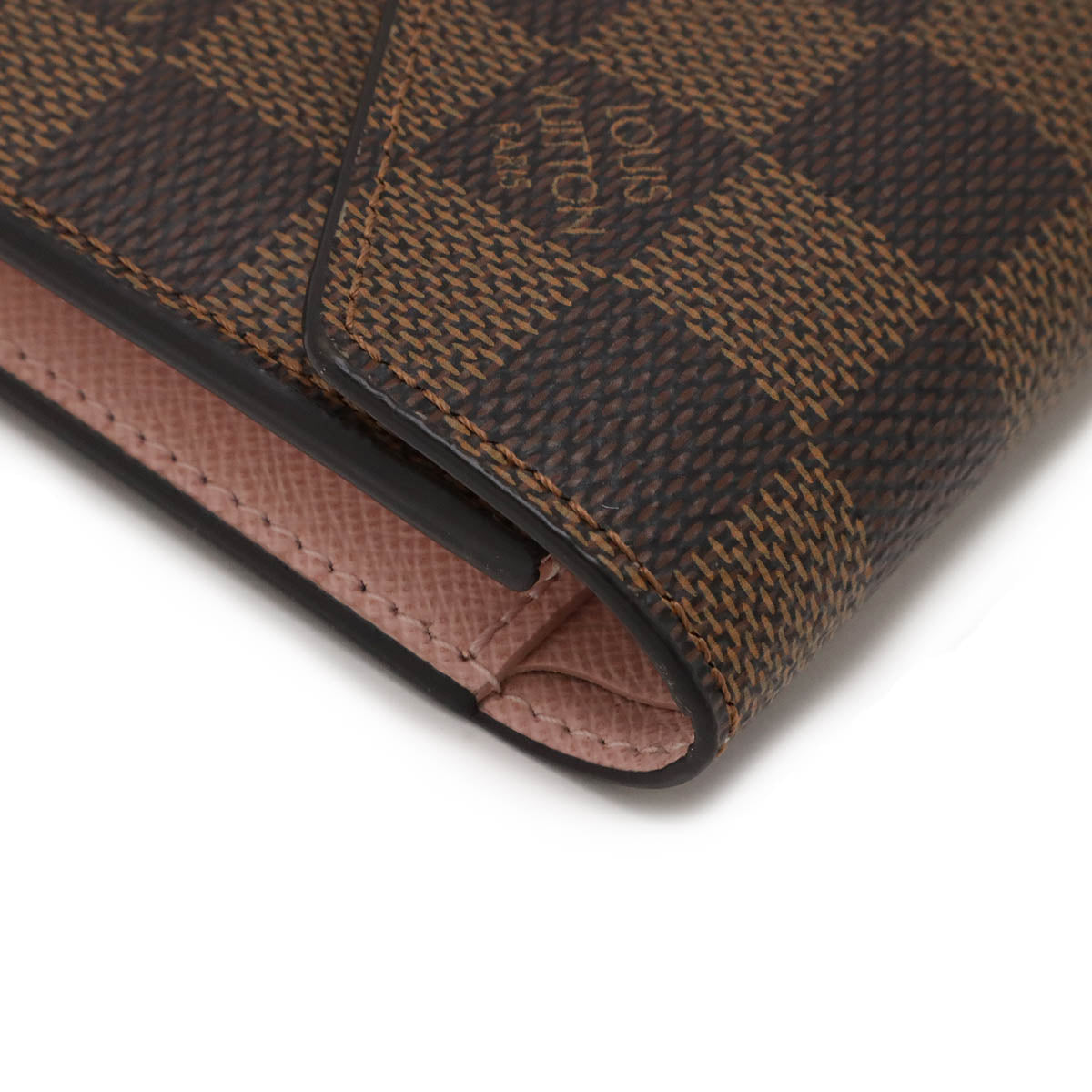 Louis Vuitton Damier Victorine Wallet Pink
