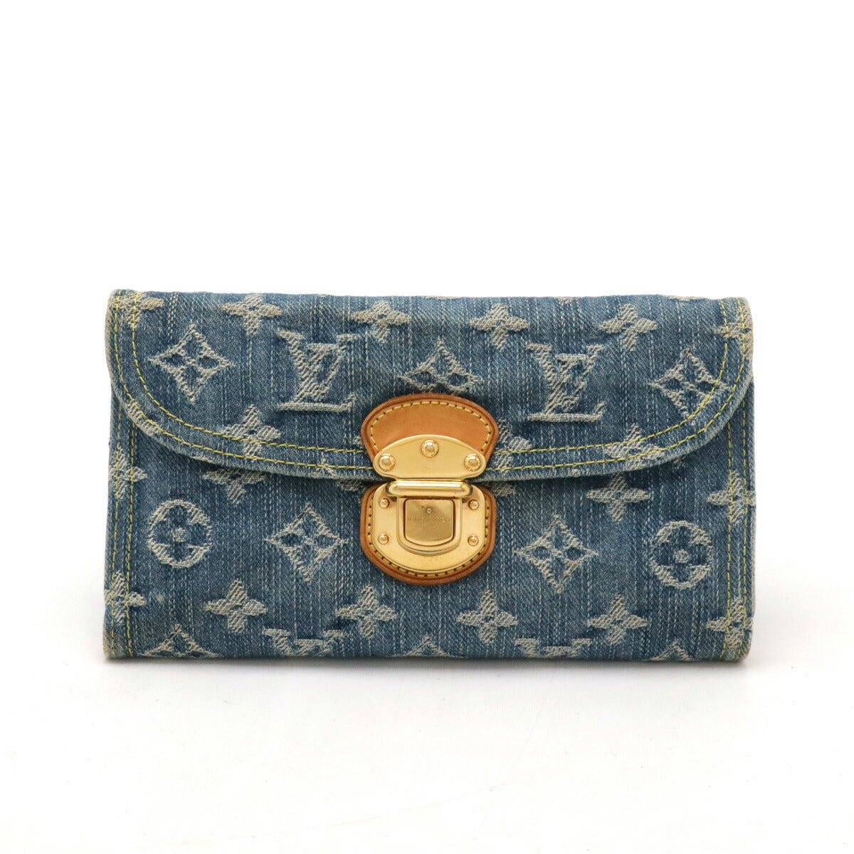Louis Vuitton Monogram Denim Wallet M95511 in New Condition