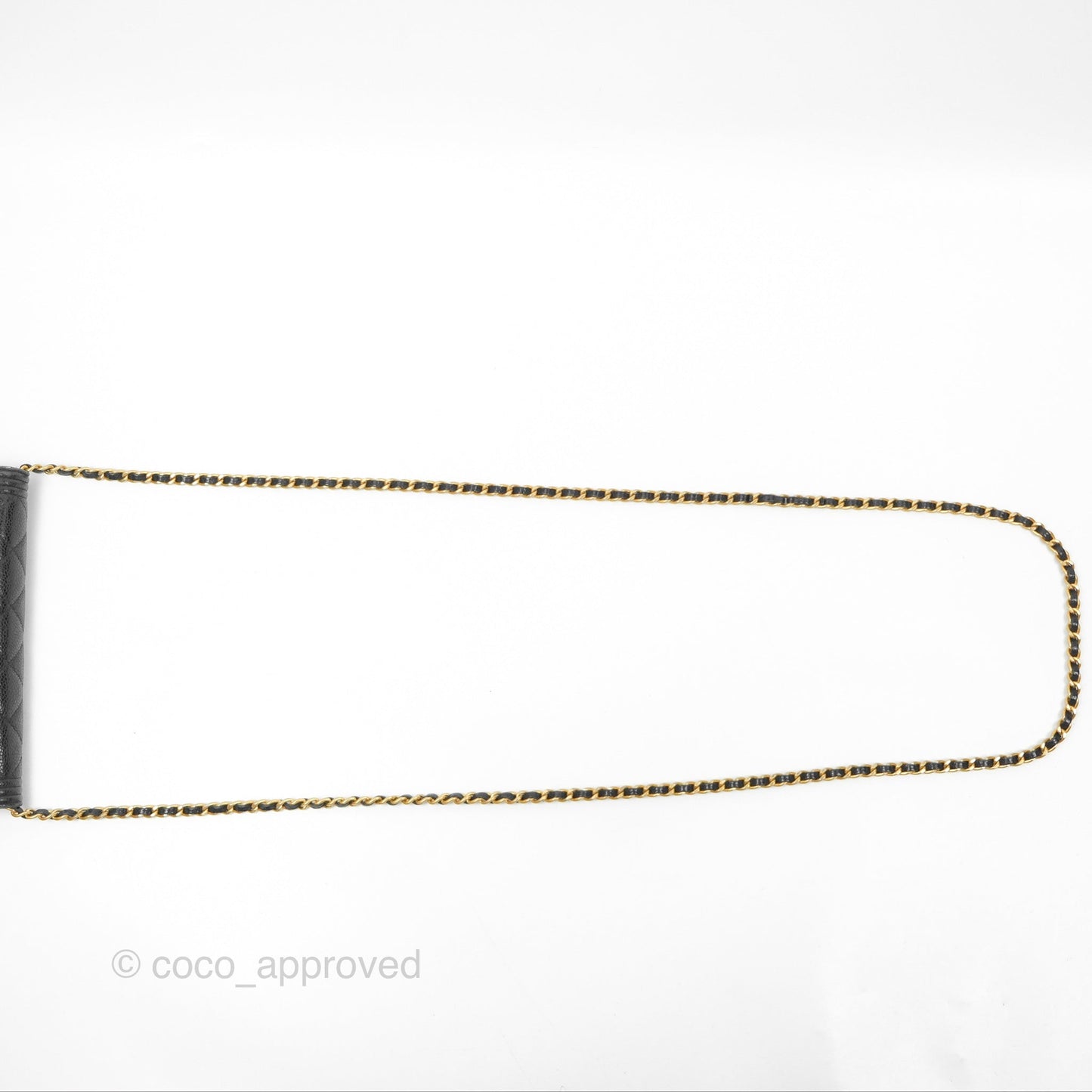 Chanel Boy Wallet on Chain WOC Black Caviar Gold Hardware