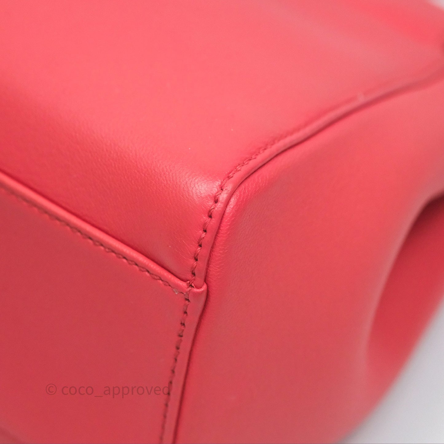 Fendi Nappa Mini Peekaboo Bag Hot Pink