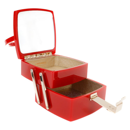 Luxury Chanel Red Lucite Devil Wears Prada Runway Bag