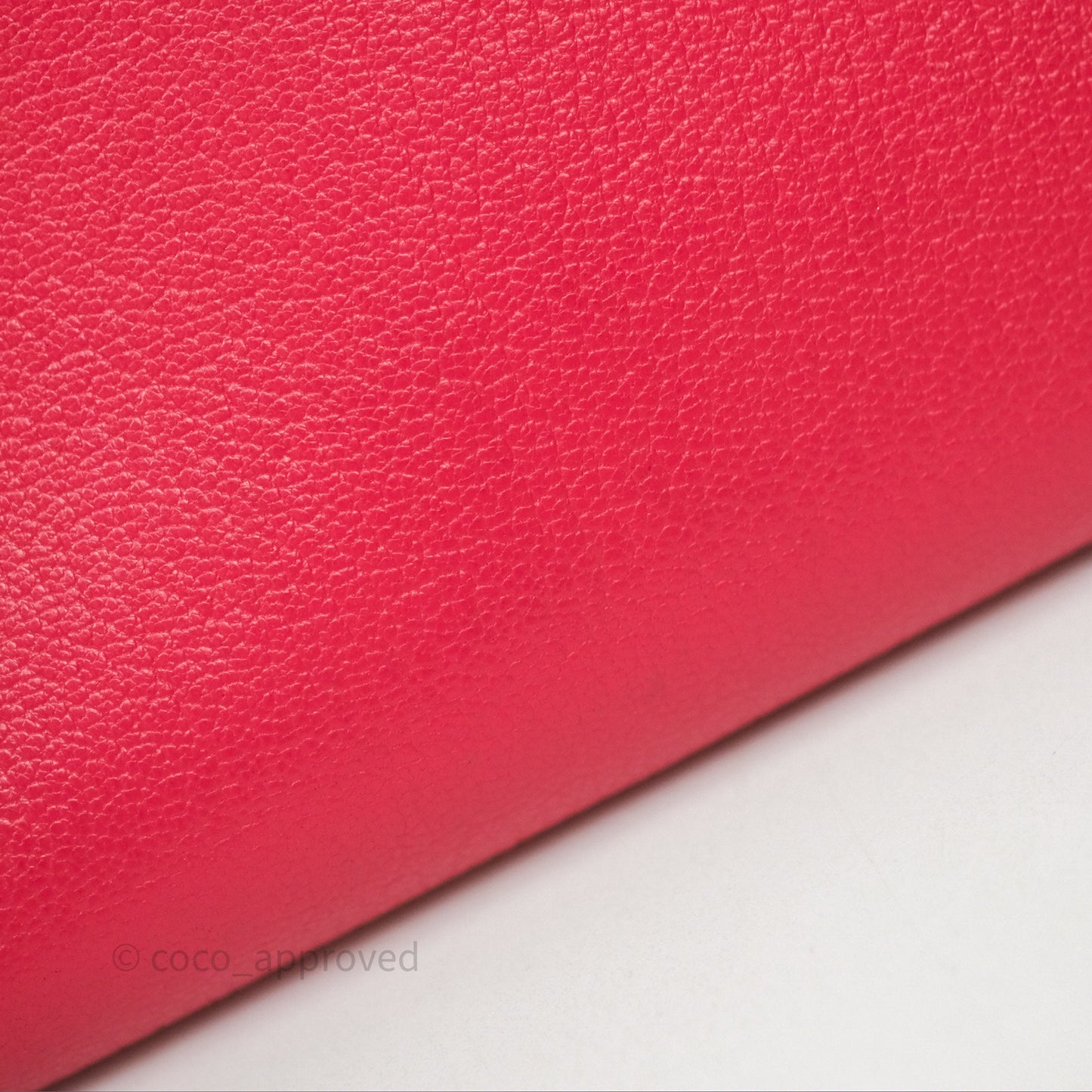 Hermès Kelly Wallet Pink Chevre Mysore Palladium Hardware