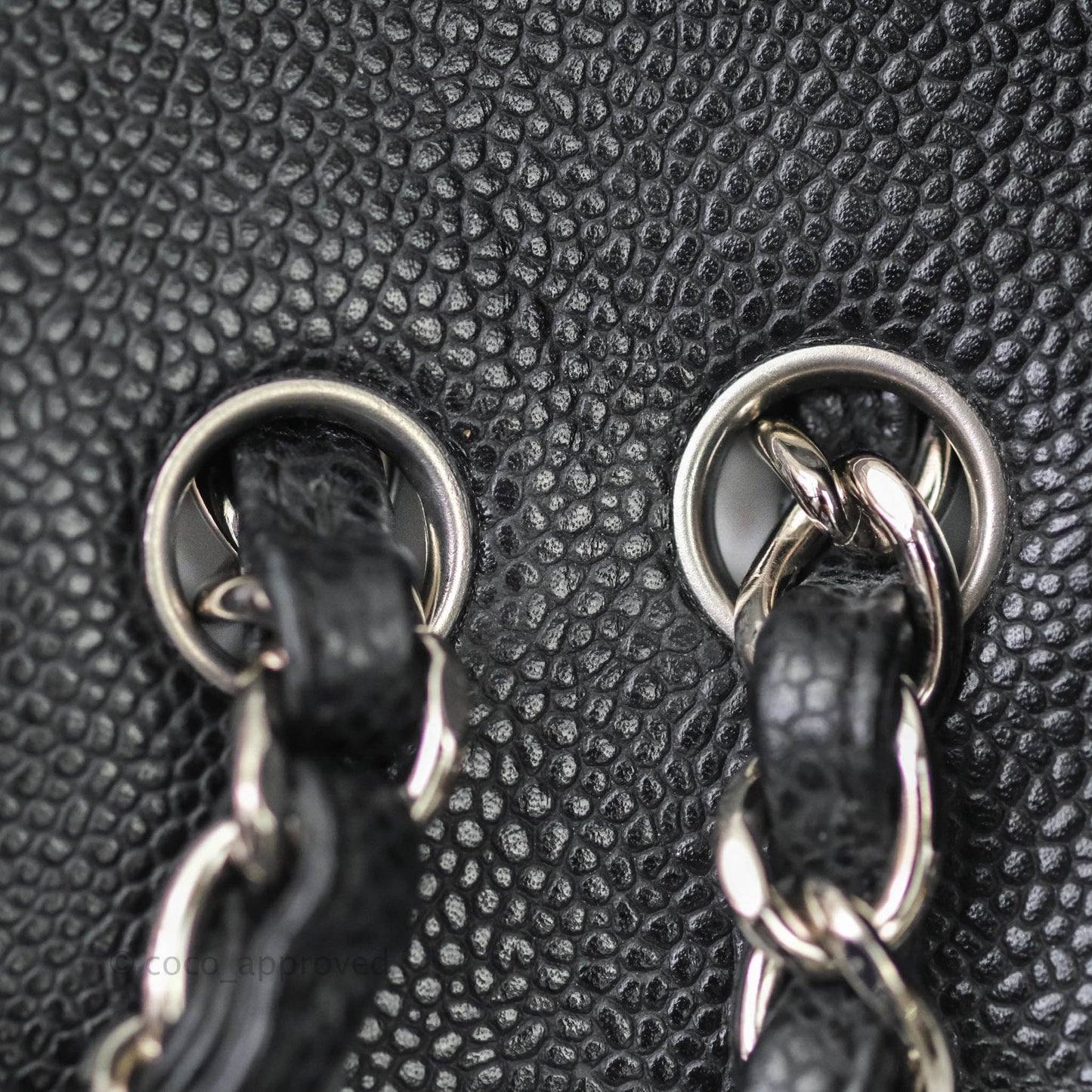 Chanel Jumbo Double Flap Black Caviar Silver Hardware⁣⁣