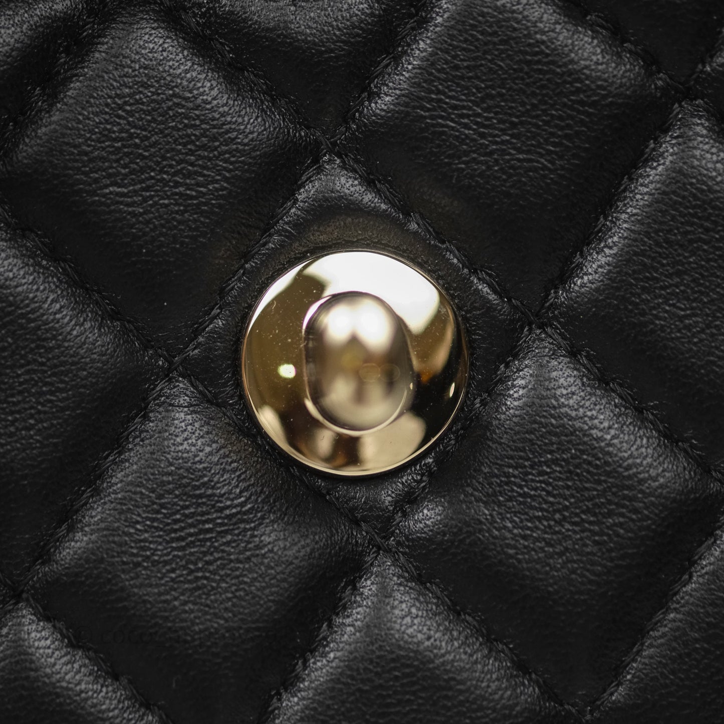 Chanel Large Heart Bag Black Lambskin Gold Hardware 22S
