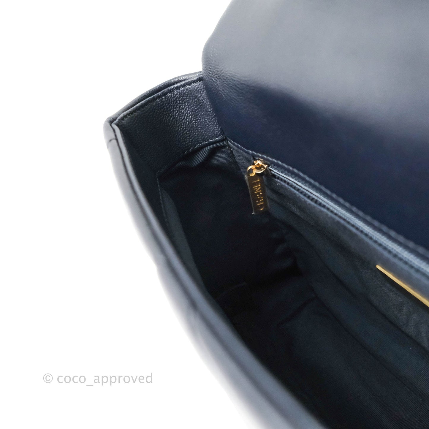 Chanel 19 Small Dark Navy Mixed Hardware