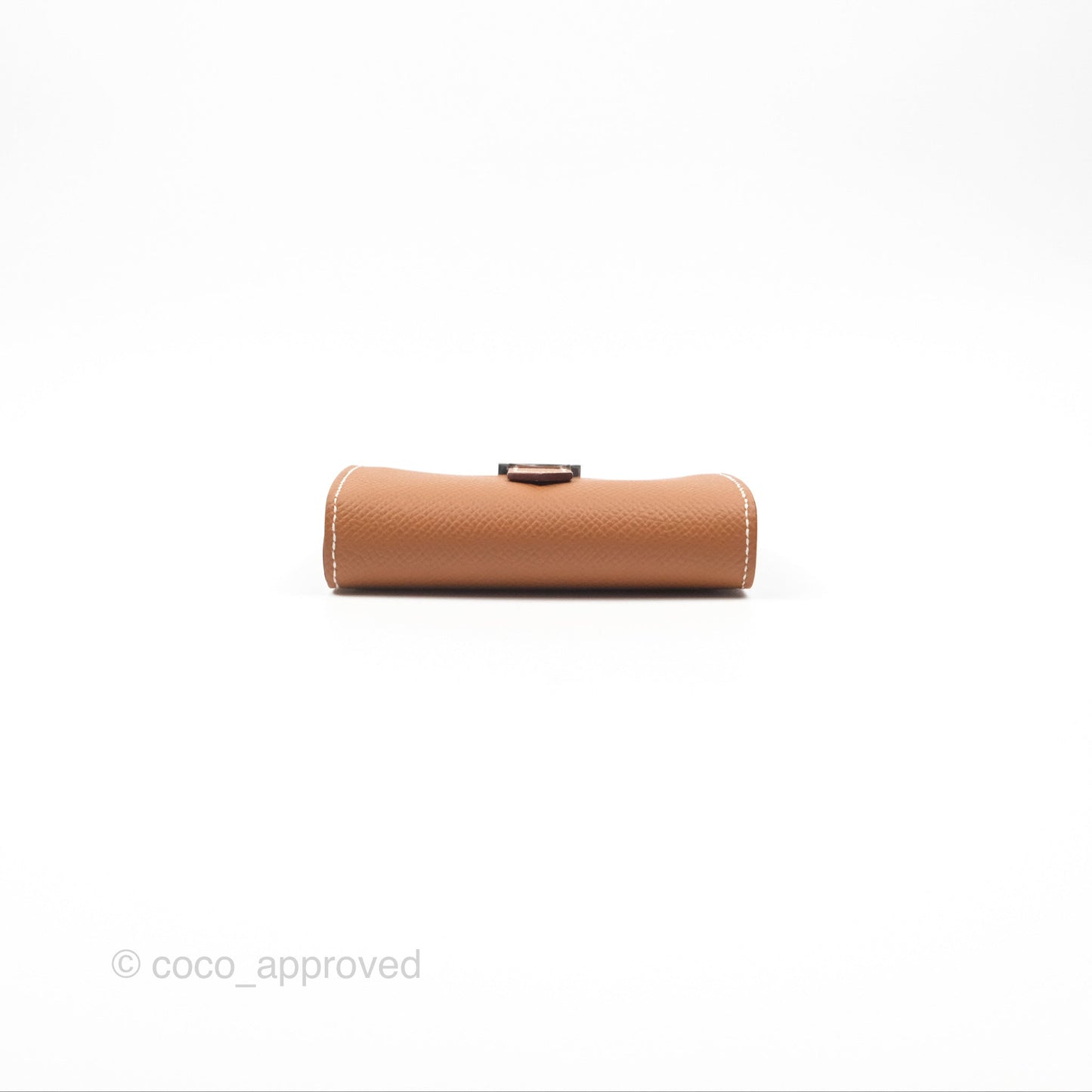 Hermès Bearn Mini Wallet Gold 37 Epsom Palladium Hardware