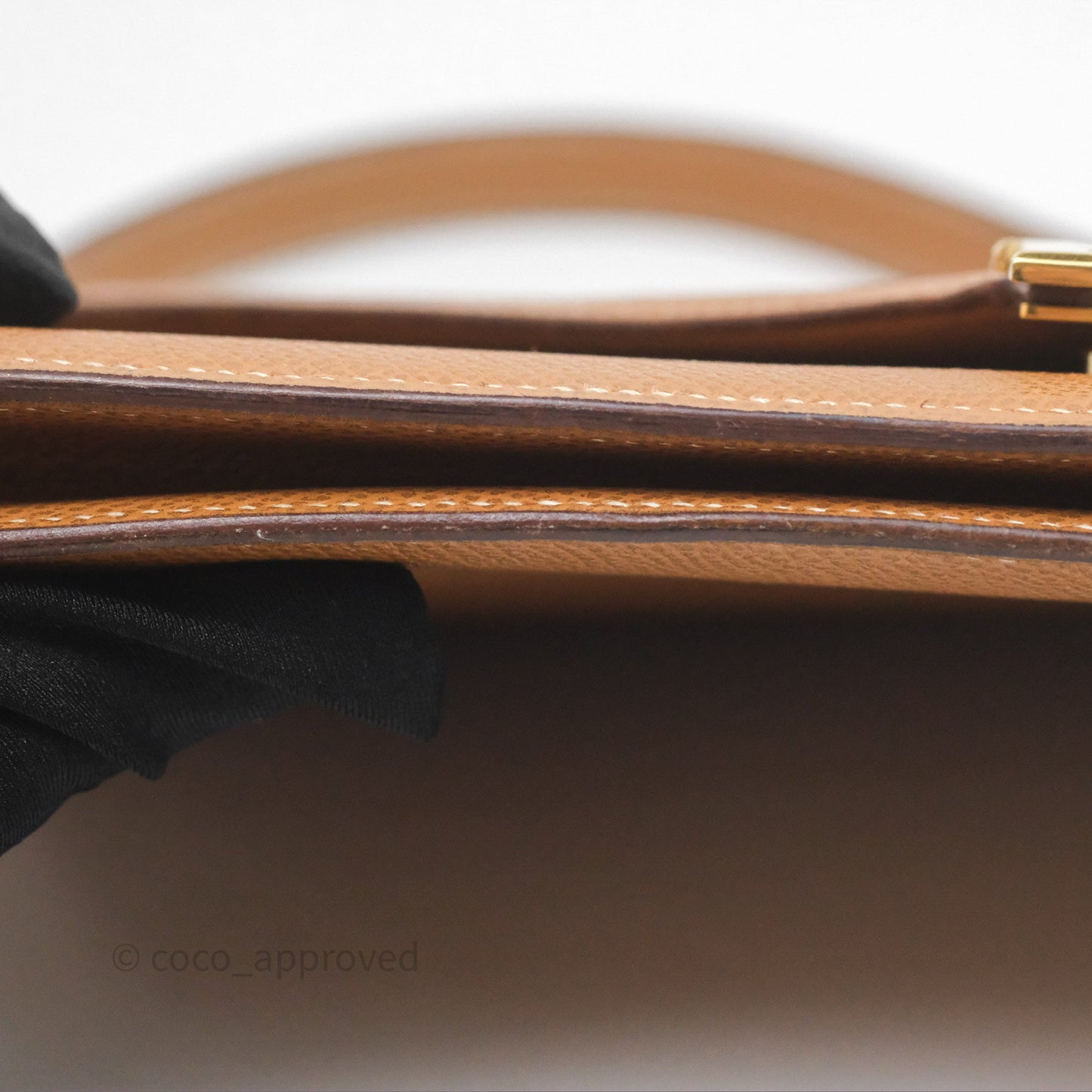 Hermès Vintage Lydie Gold Bag Gold Hardware