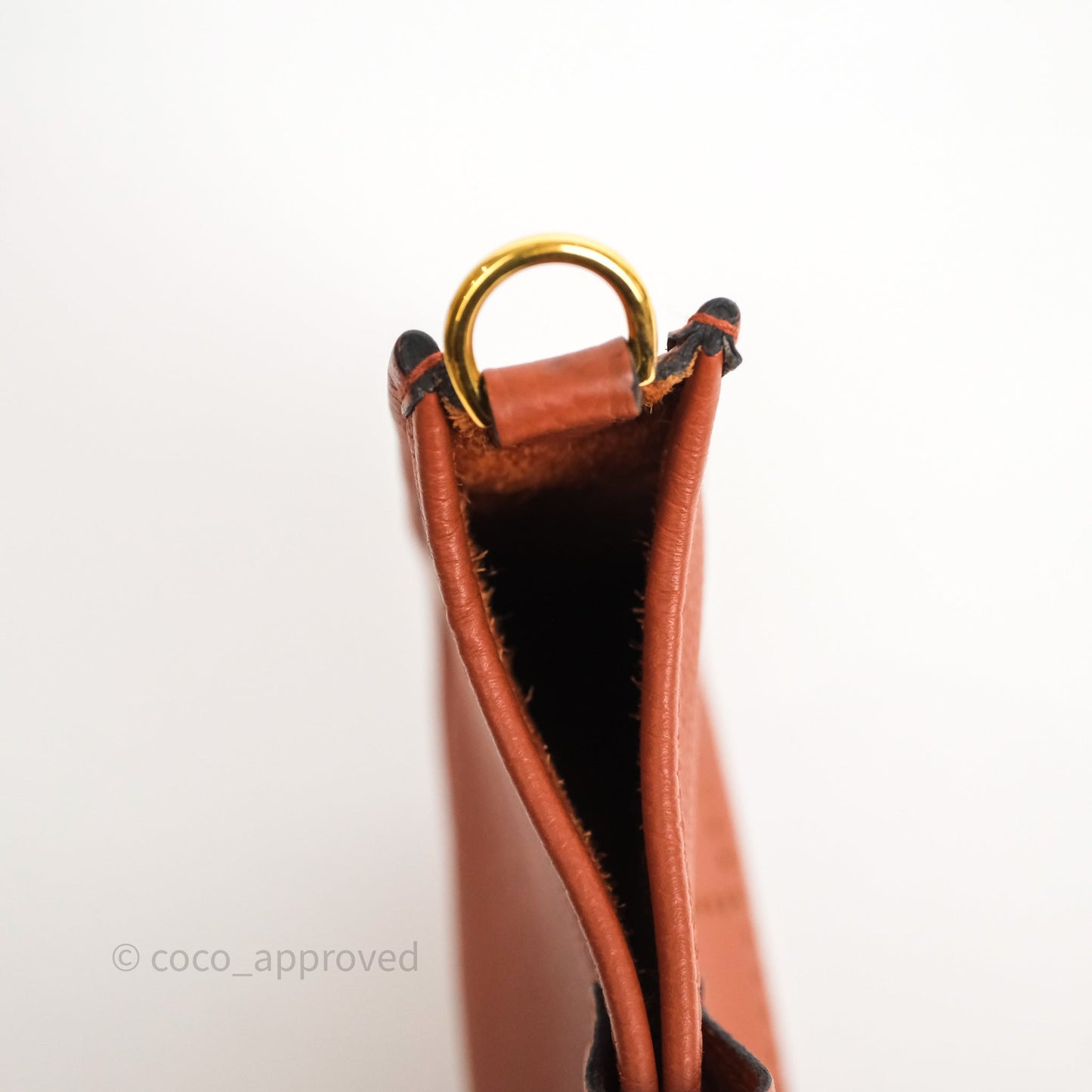 Hermès Mini Evelyne 16 Brick Clemence Gold Hardware