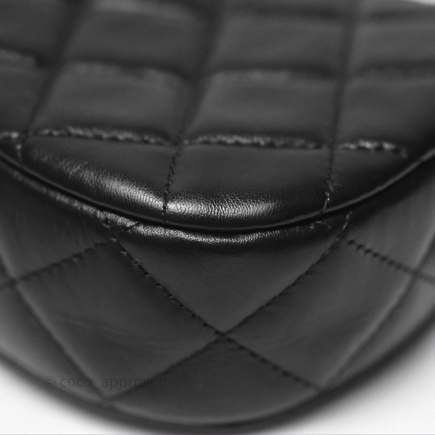 Chanel Hobo Bag Black Aged Calfskin Aged Gold Hardware