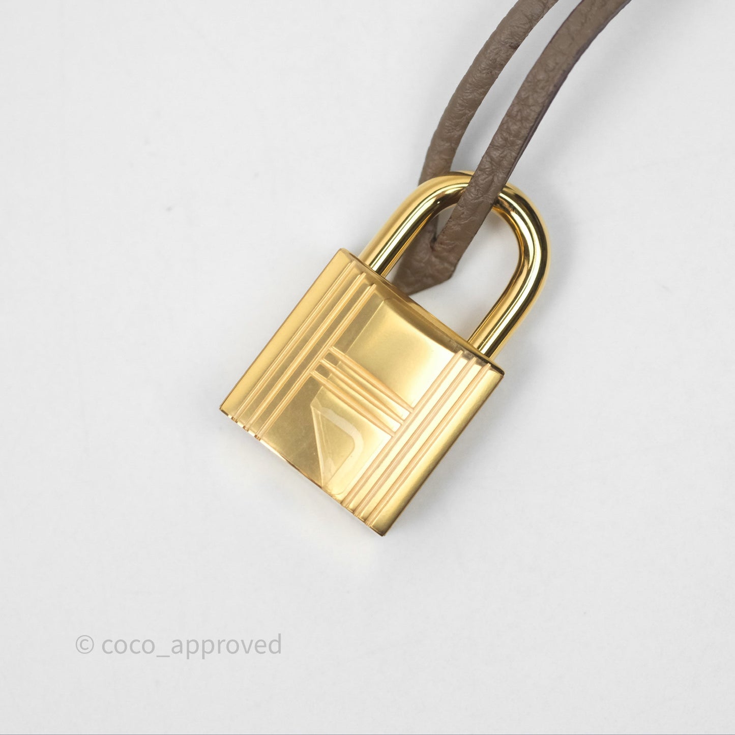 Hermès Kelly 25 Etoupe 18 Retourne Togo Gold Hardware
