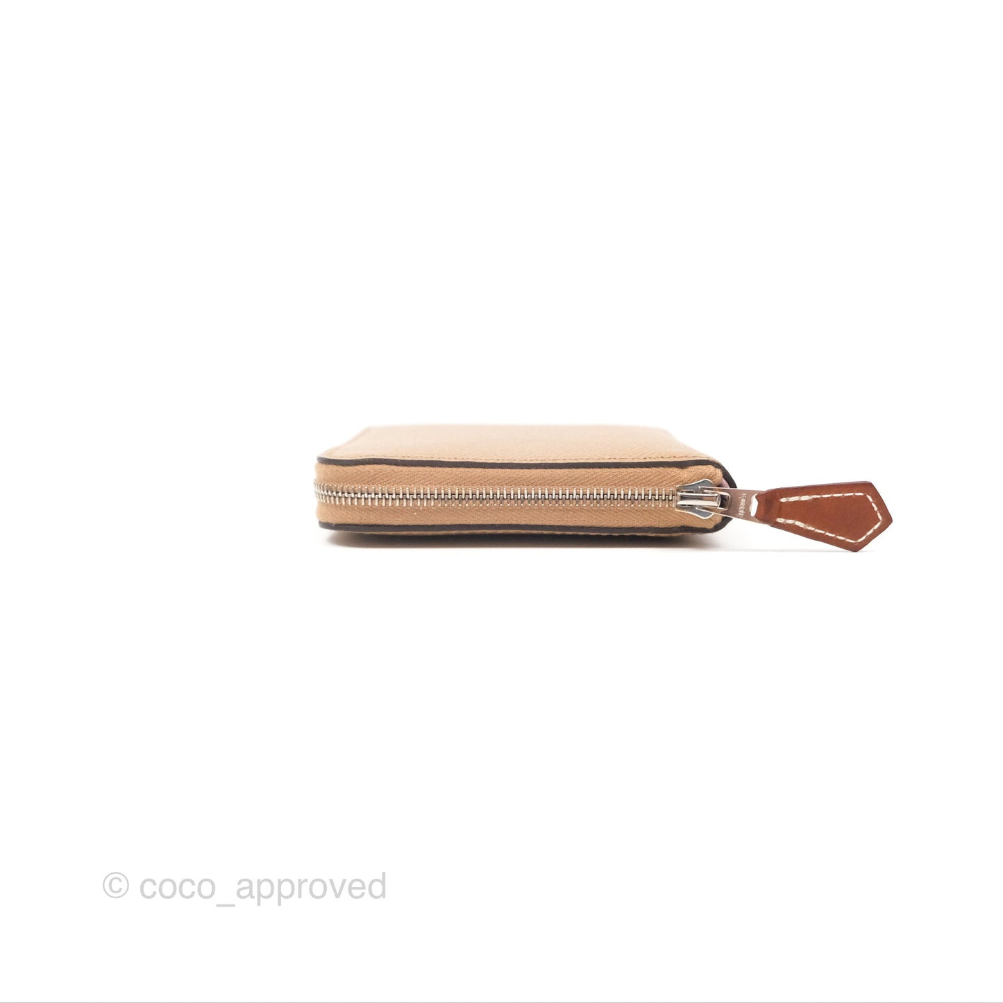 Hermès Silk In Compact Wallet Chai Epsom