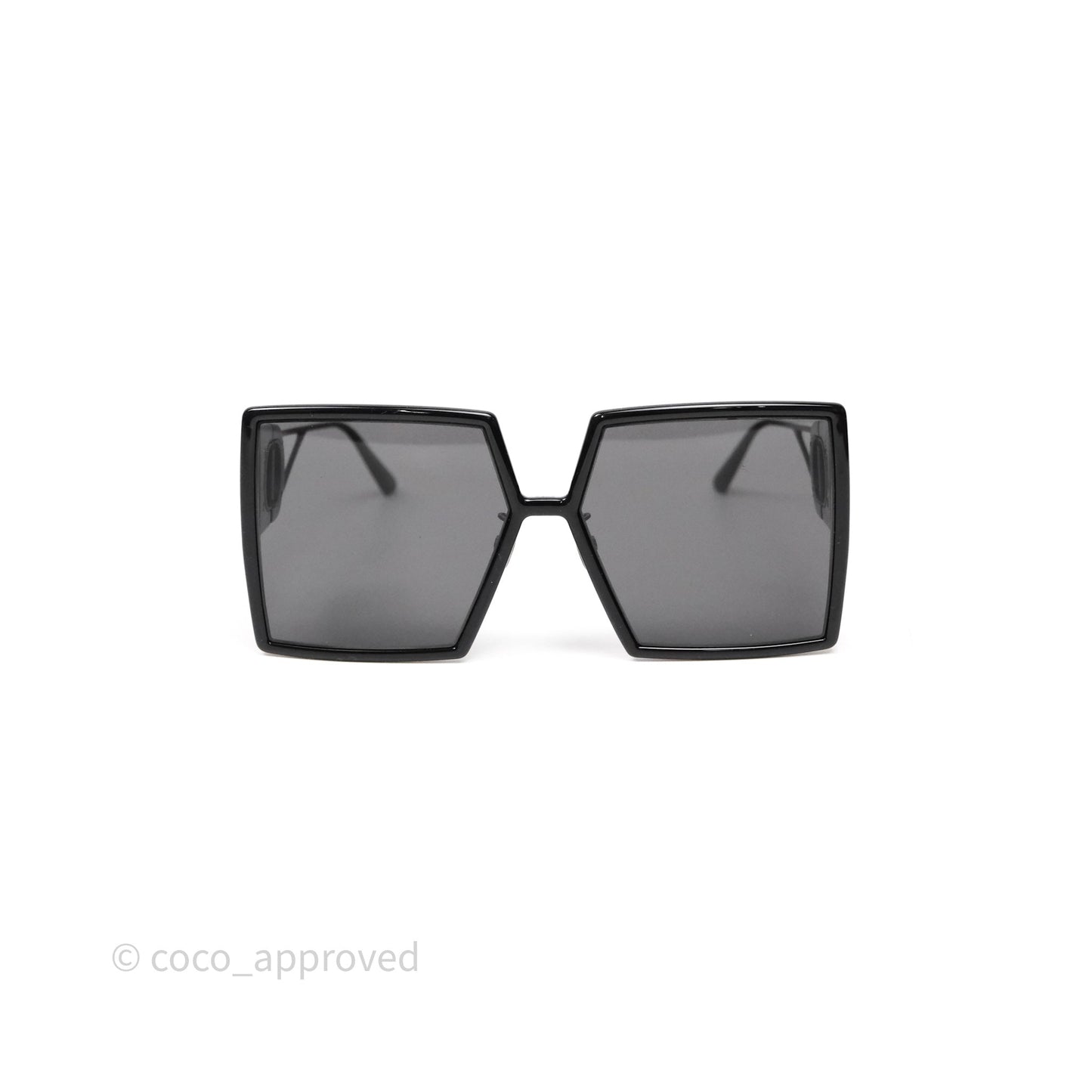 Christian Dior 30 Montaigne Square Sunglasses Black