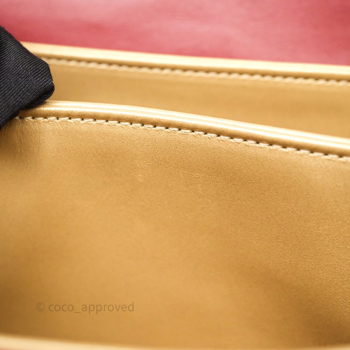 Chanel Quilted Accordion Flap Bag with Button on Chain Burgundy Lambskin Aged Gold Hardware 22A
